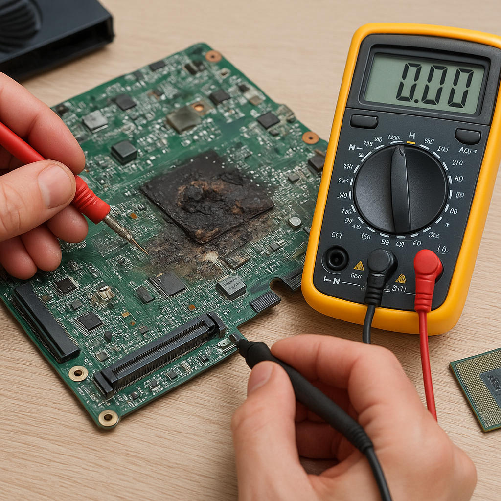 Jak zdiagnozować i naprawić uszkodzoną płytę główną