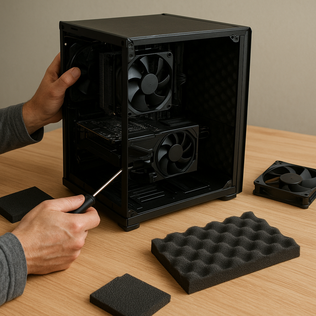 Jak zbudować cichy komputer – porady dotyczące hałasu i wibracji