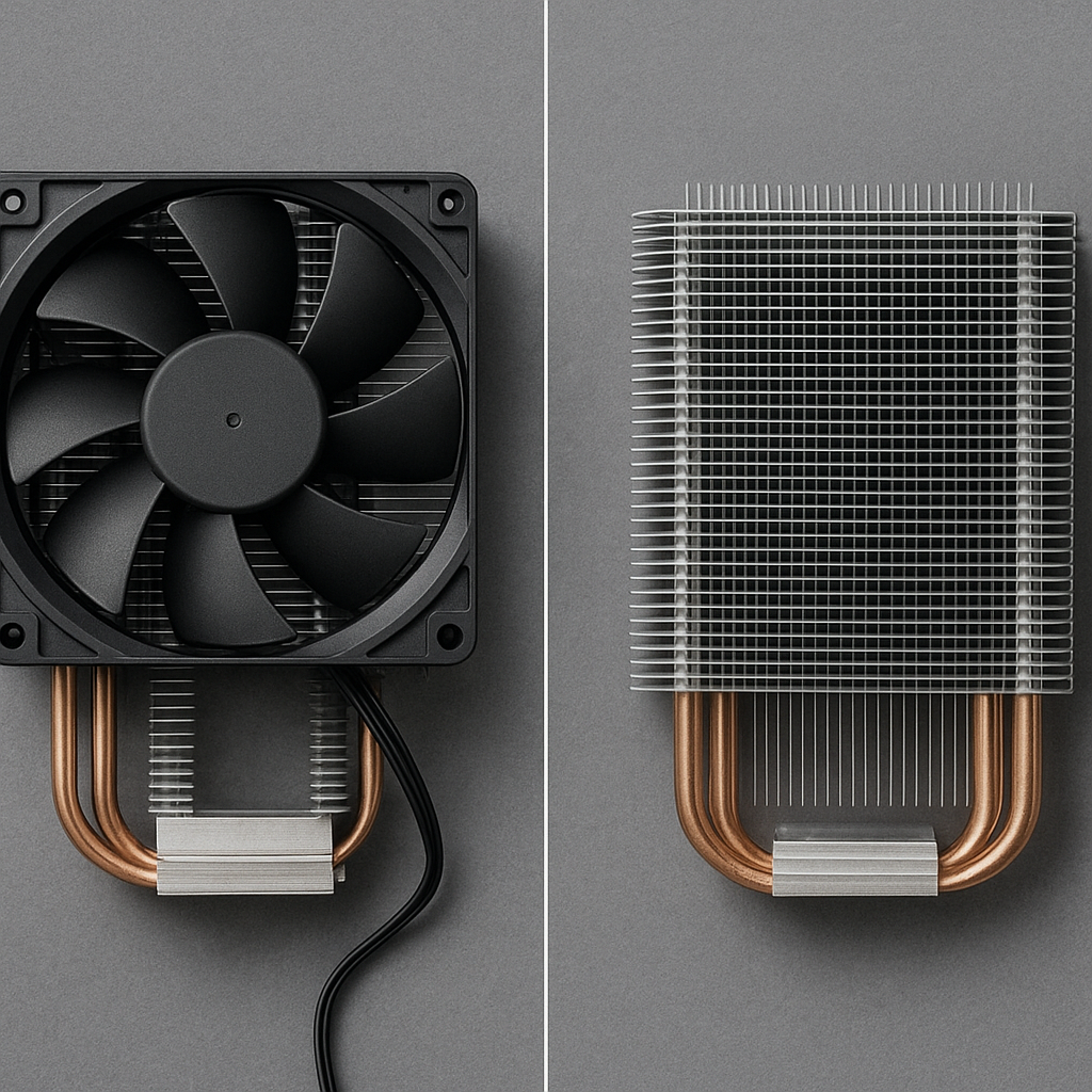 Jakie są różnice między chłodzeniem aktywnym i pasywnym