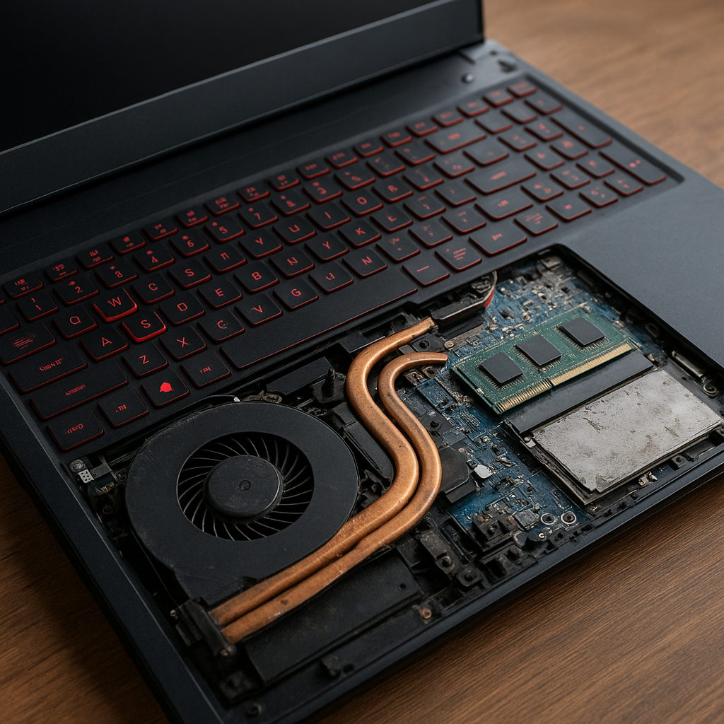 Najczęstsze przyczyny awarii laptopów gamingowych