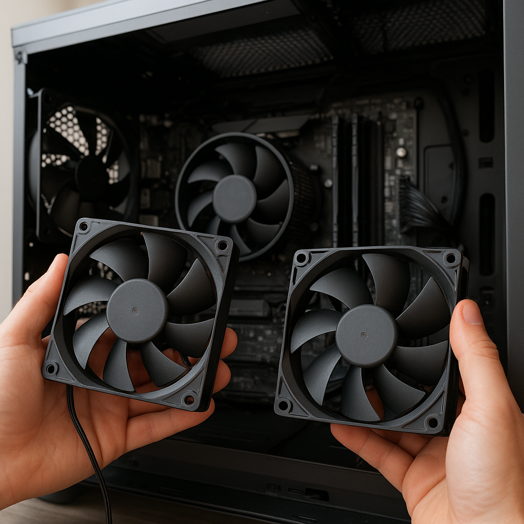 Jak wymienić wentylatory w obudowie i poprawić przepływ powietrza